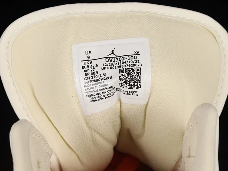 All Categories Air Jordan Jordan Series Basketball Shoes Air Jordan 1 Mid Air Jordan 1 Mid SE "Sport Spice" AJ1 Joe 1 White Orange Zhongbang Basketball Shoes DV1302-100